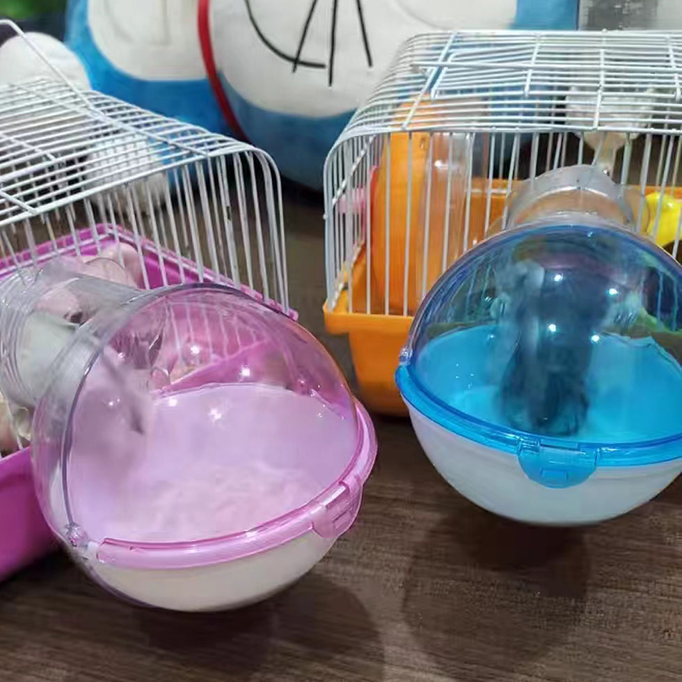 Thumbnail: Bathroom Cage Box Pet Hamster Small Animal Bath Sand Room House Pets Hamster Mou