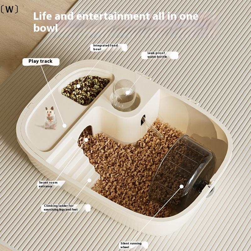 Thumbnail: 〔W〕Luxury Large Capacity Hamster Golden Hamster Cage Habitat Villa Large 2-L