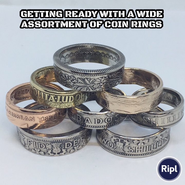 Paul s Custom Coin Ring Handcrafted coin ring