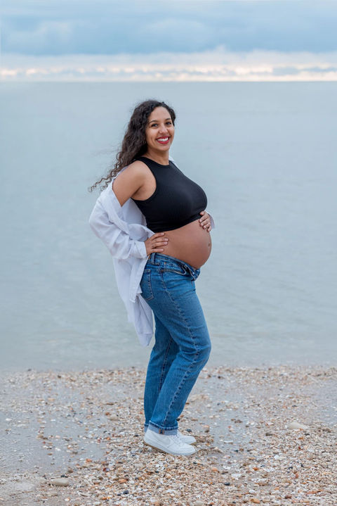 seance photo shooting grossesse la rochelle plage photographe