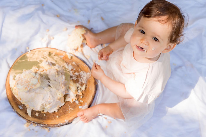 seance photo bébé 1 an smash the cake photographe la rochelle