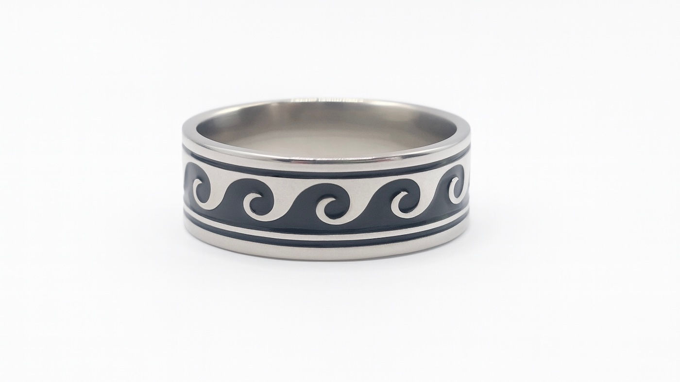 טבעת לגבר גל