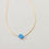 תמונה ממוזערת: Product: שרשרת גולדפילד זהב עדינה ביותר עם חמסה טורקיז זוהרת
