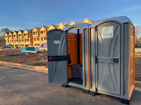 peachy portable potty ADA units for an event