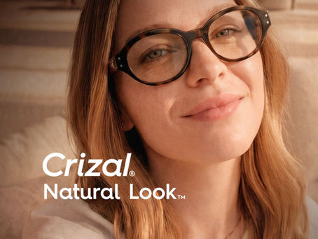 Crizal Natural Look - brýlové čočky, které nechají vyniknout vaše oči.
