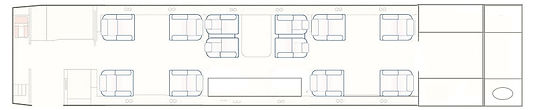 Gulfstream G-IV SP Floorplan