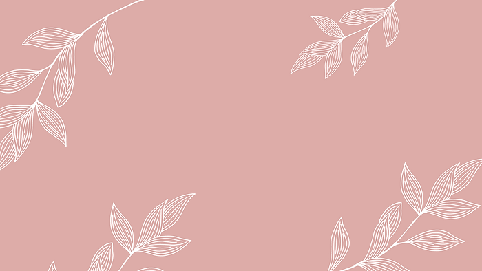 Vintage Floral Frame Desktop Wallpaper (
