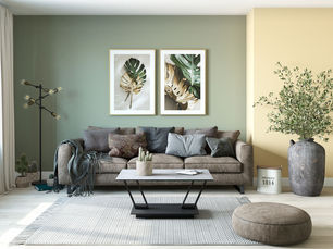 Canapé Nomadis sur fond vert