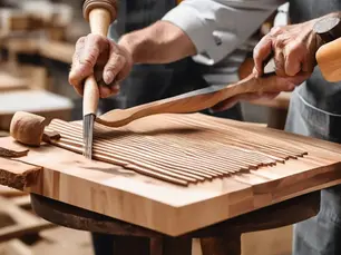 Travail artisanal du bois
