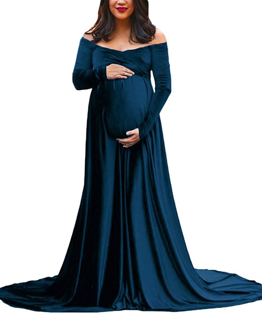 Thumbnail: V-neck Tail-length Jumpsuit Photography Dress