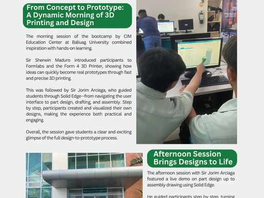 From Concept to Prototype: Mechanical Design Bootcamp using Solid Edge