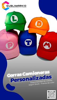 Gorras Camioneras o tipo Gabardina