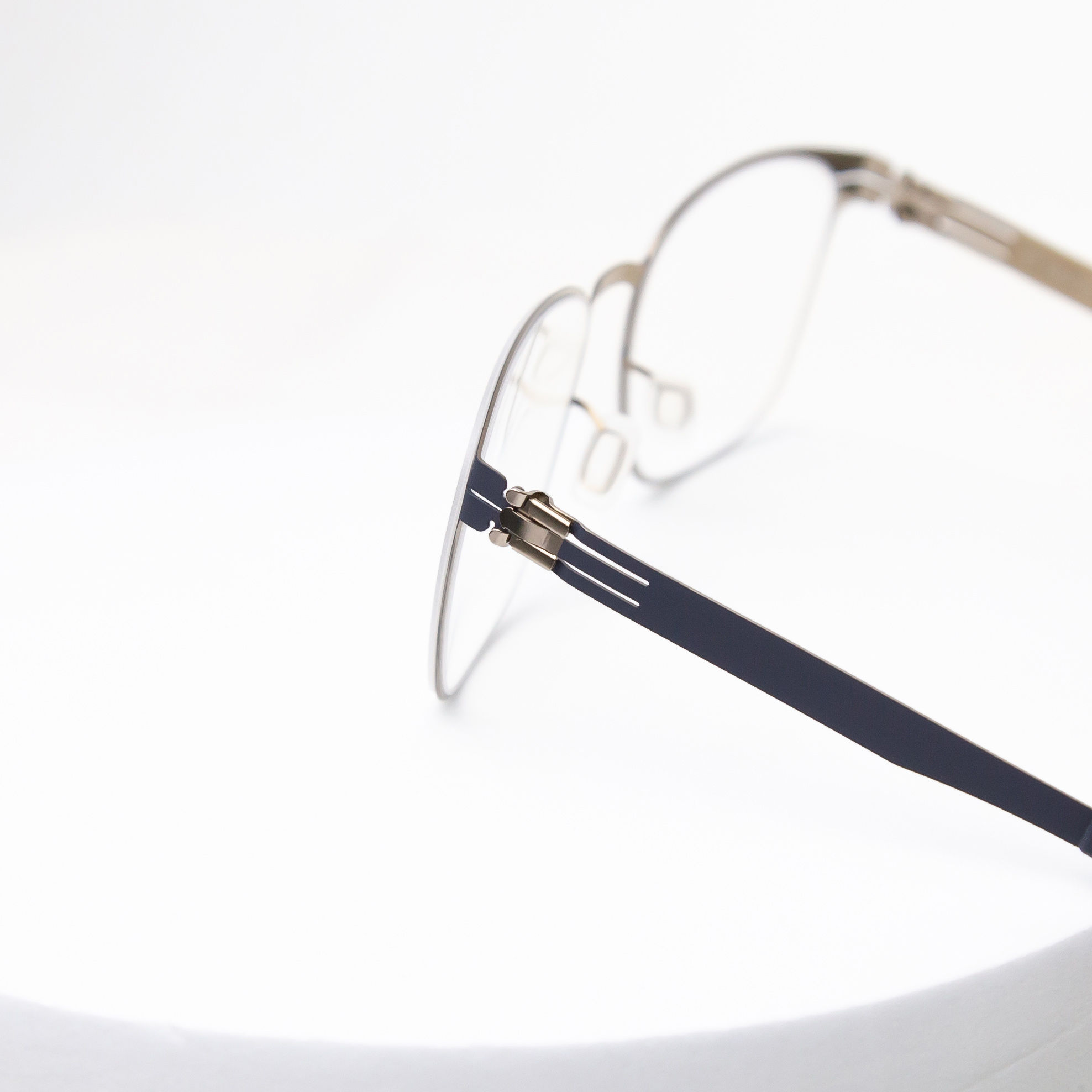 กรอบแว่น ic! berlin Tilman Small 51-18-145 Marine Blue . Bronze