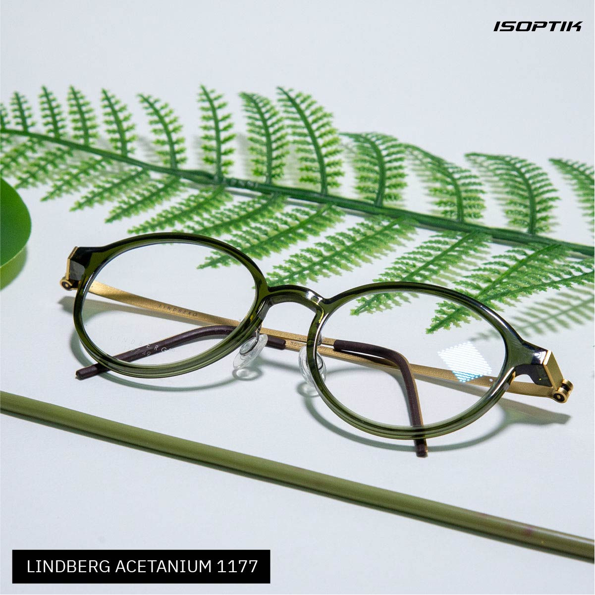 กรอบเเว่น LINDBERG 1177 49-19-135 T209 COL.A171