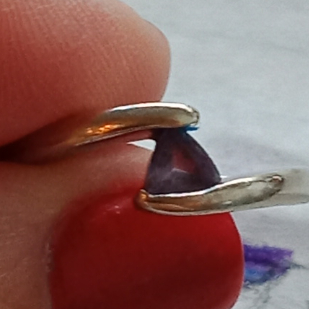 Tanzanite ring remodelled