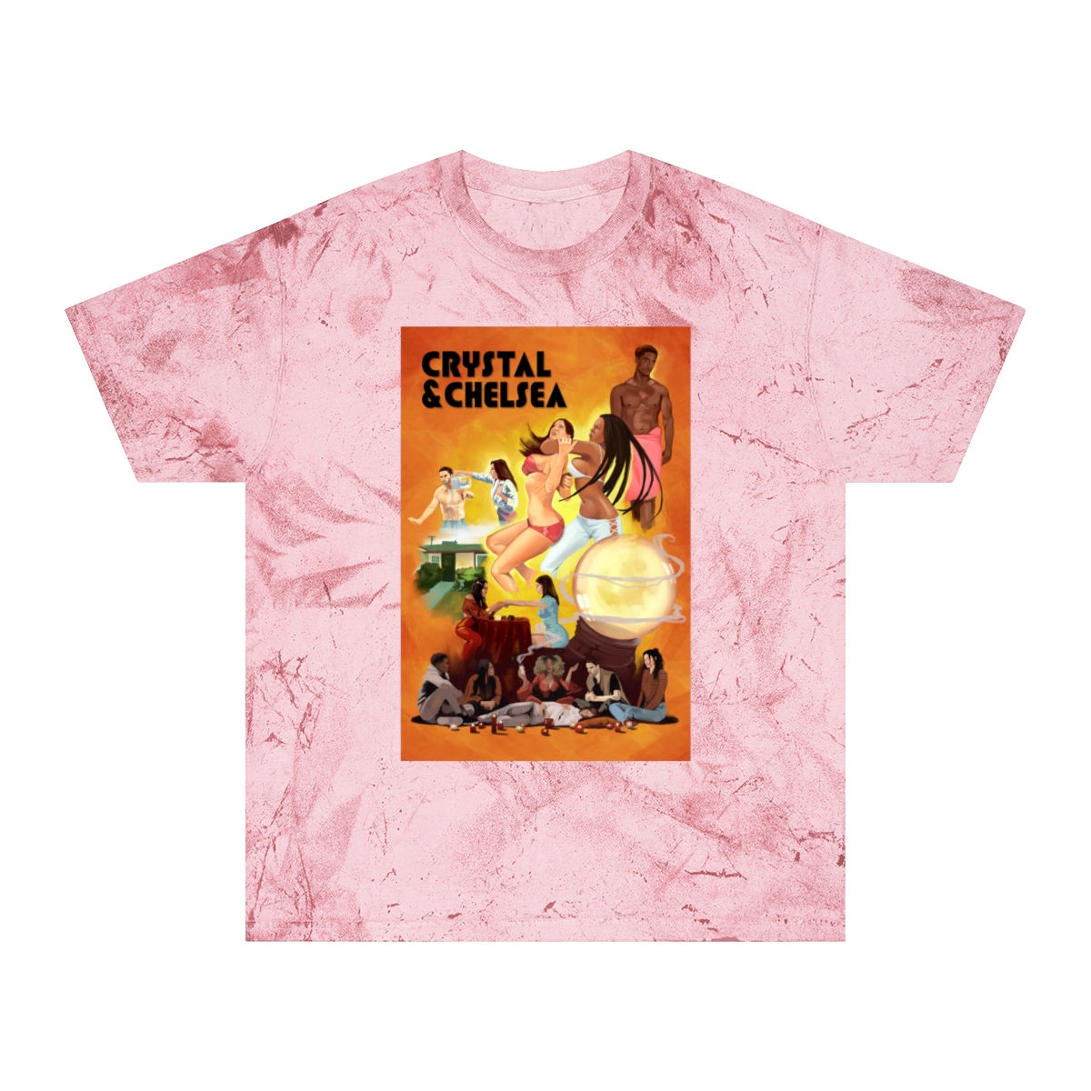Crystal & Chelsea Unisex Color Blast T-Shirt