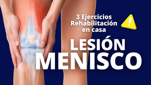 3 ejercicios de rehabilitación para el menisco