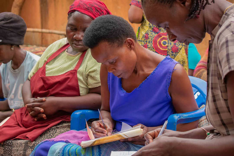 Ednam women  taking notes