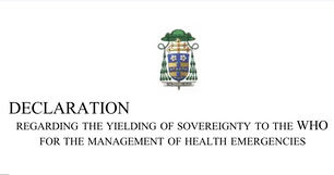 Vigano WHO Declaration May 21 2022
