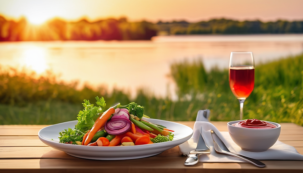 Gourmet-Dinner am Havel-Ufer