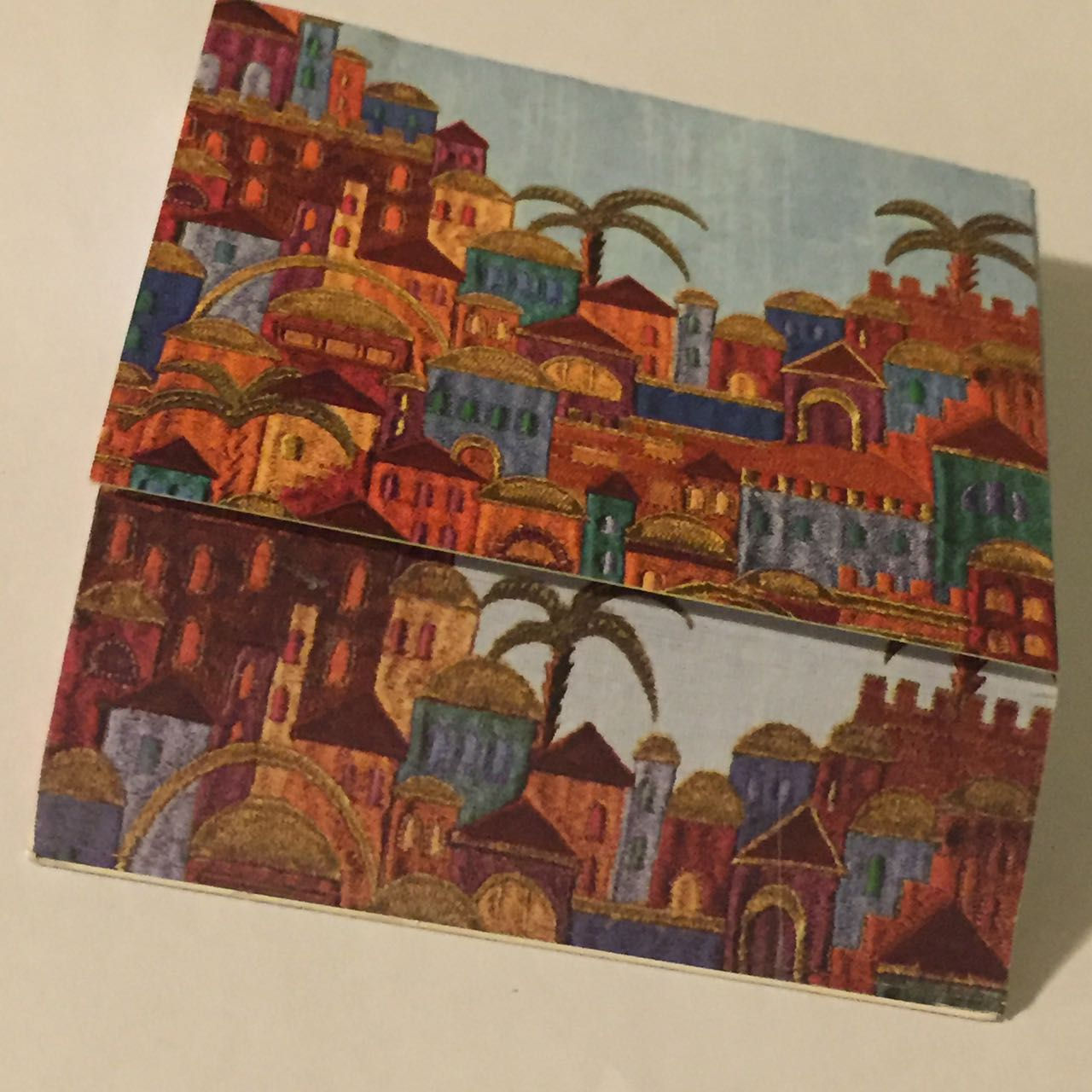 Bloco de papel pintado