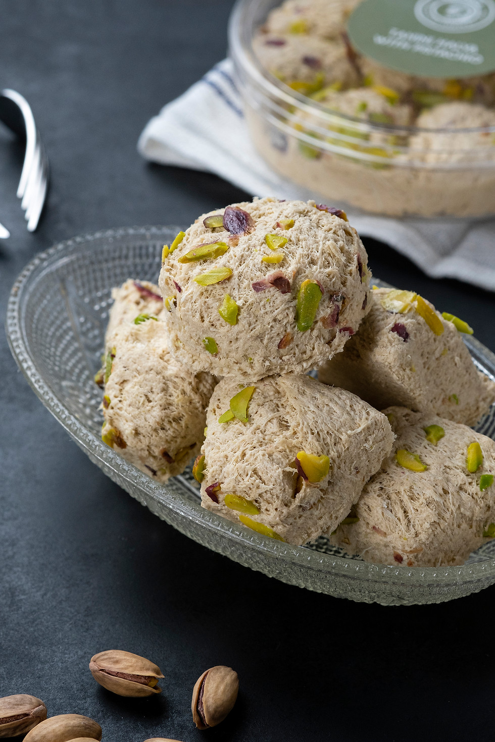 Thumbnail: Tahini Halva with Pistachio: A Nutty and Delicious Anatolian Dessert from Edenic