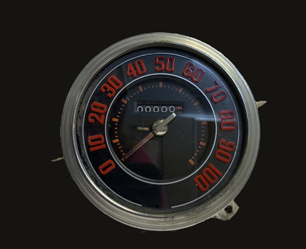 Thumbnail: 1946 Ford Super Deluxe Speedometer