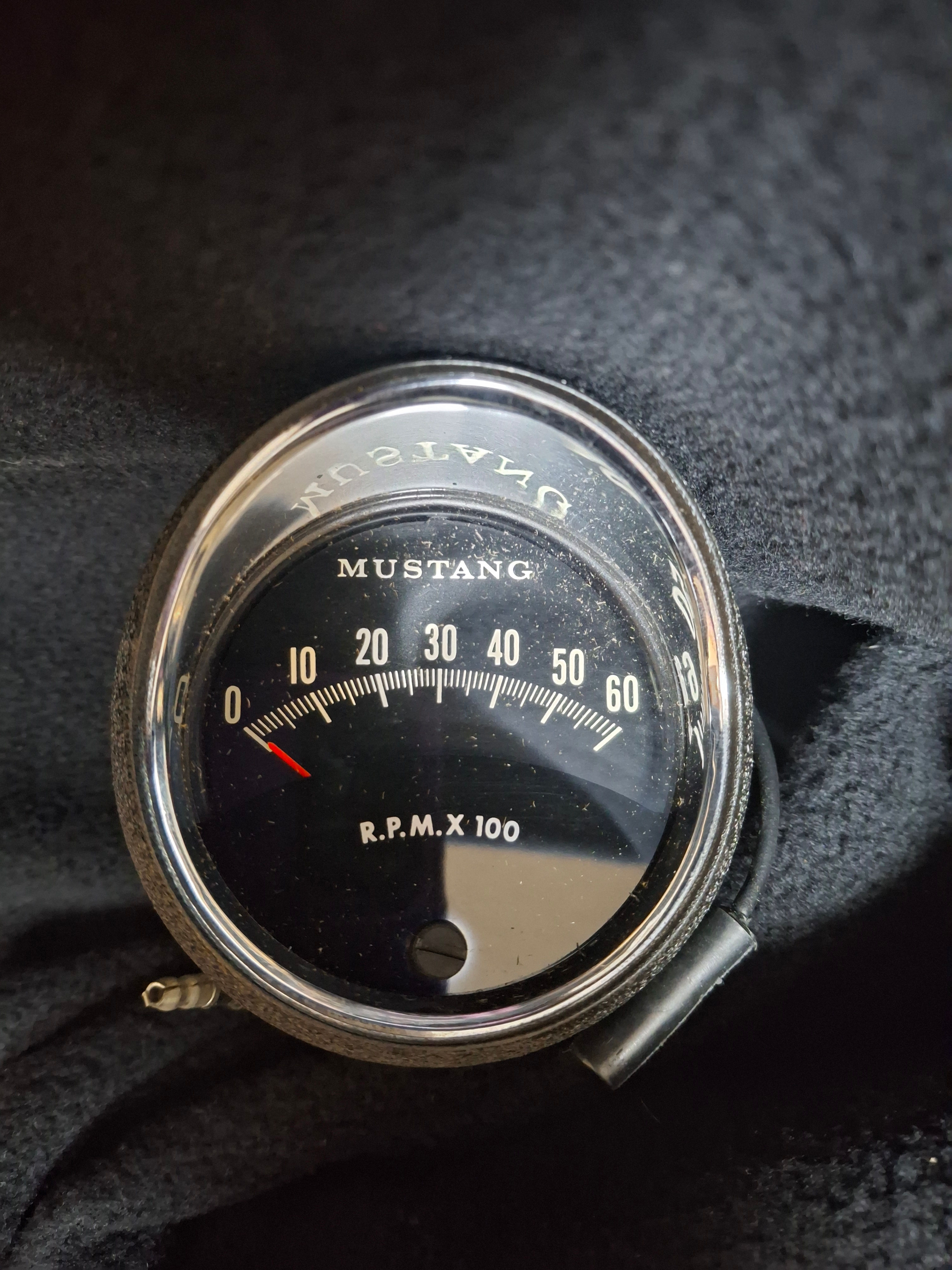 64-65 MUSTANG RALLY PACK TACHOMETER