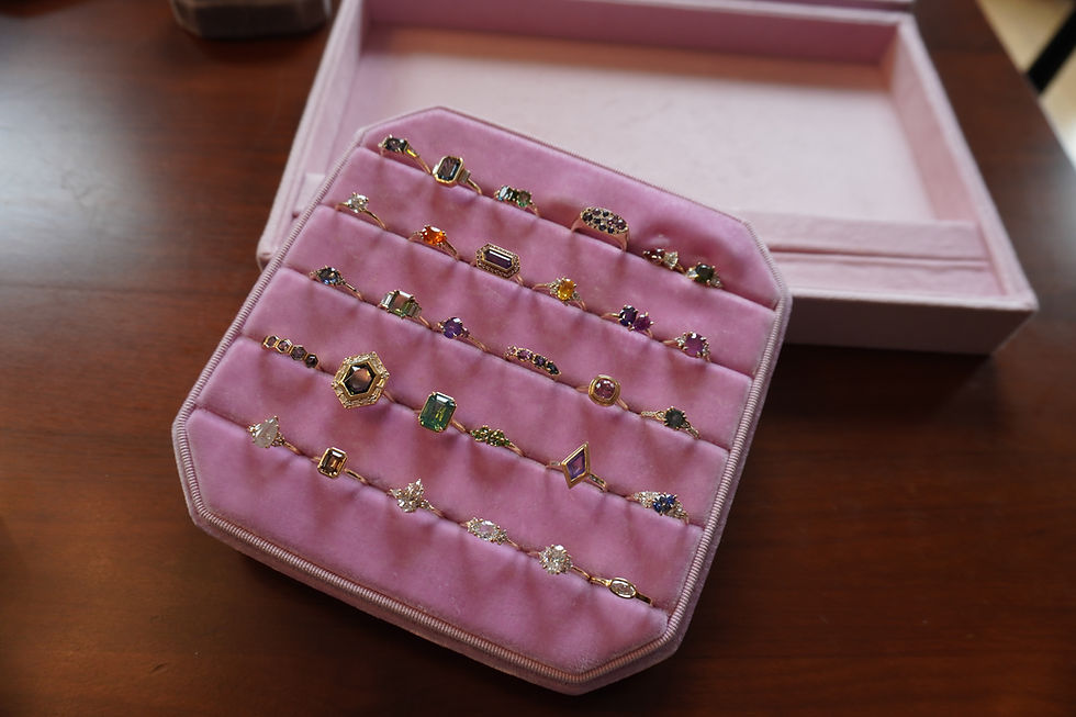 gem Breakfast colored gemstones engagement rings