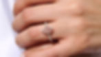 VALE JEWELRY Rose Cut Evelina platinum engagement ring