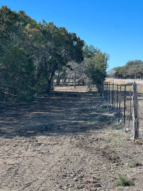 fence clearing