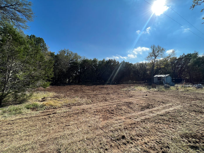 finished land clearing 