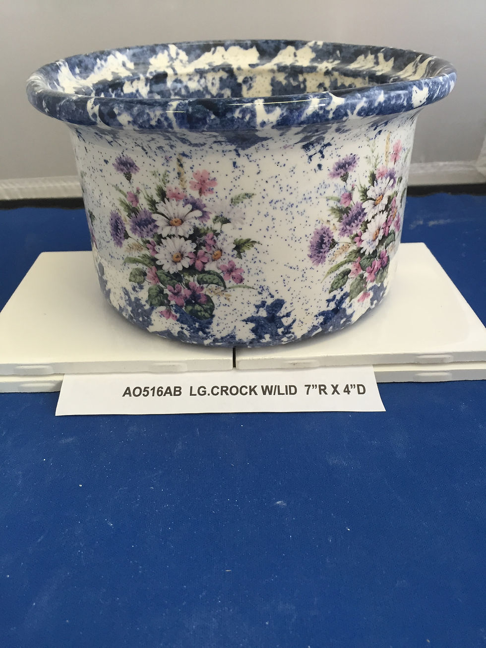 Large Butter Crock with Lid