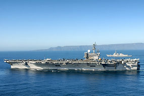 What are US carriers doing in the eastern mediterranean?