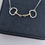 Thumbnail: 'Eggbutt Lozenge Snaffle' Horse Bit 9ct Gold & 925 Pendant Adjustable Chain