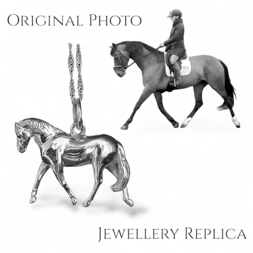 'Your Own Horse' Custom Made 3D Horse Pendant