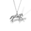Thumbnail: Silver 3D horse pendant. Equestrian jewellery and keepsakes designed and made in the UK by Heart Horse.