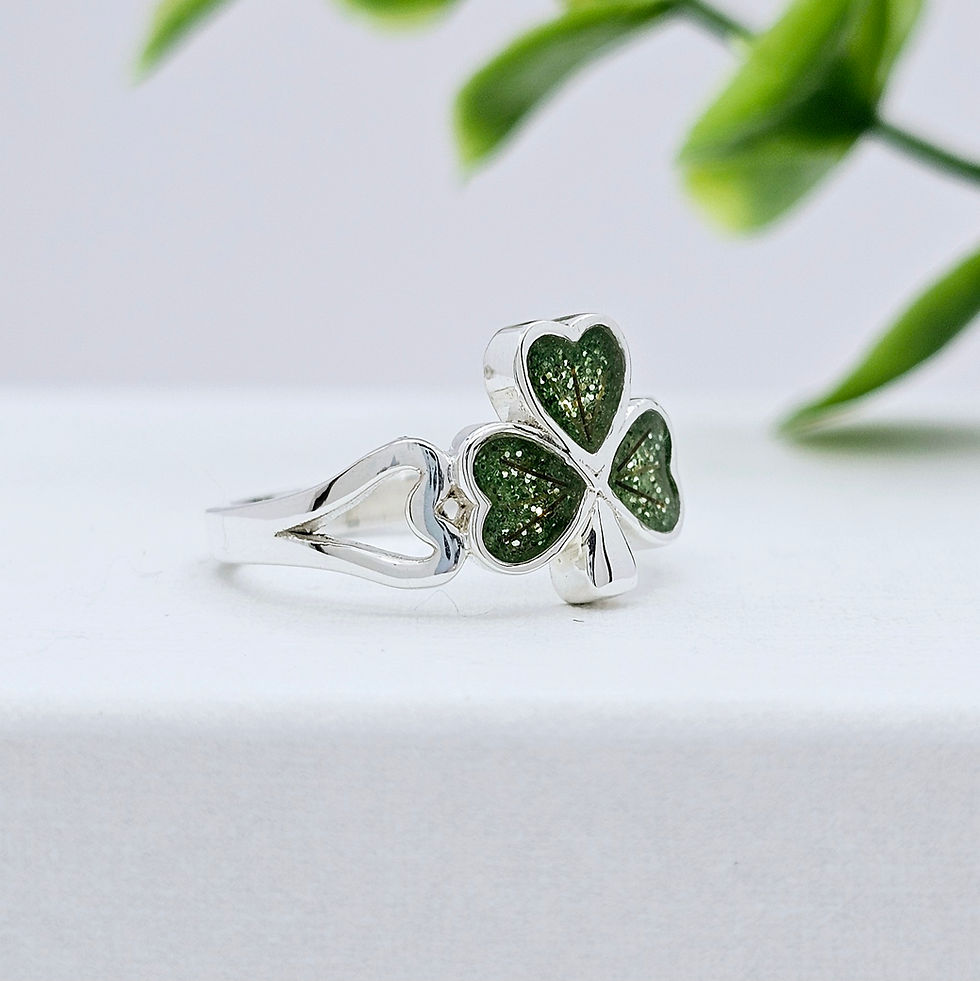 Thumbnail: Memorial, Keepsake, Hair and Ashes Cremation Jewellery Sterling Silver Ring UK