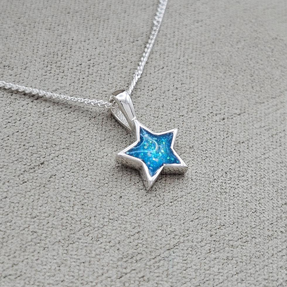 Thumbnail: Sterling silver tiny memorial pendant for cremation ashes and hair