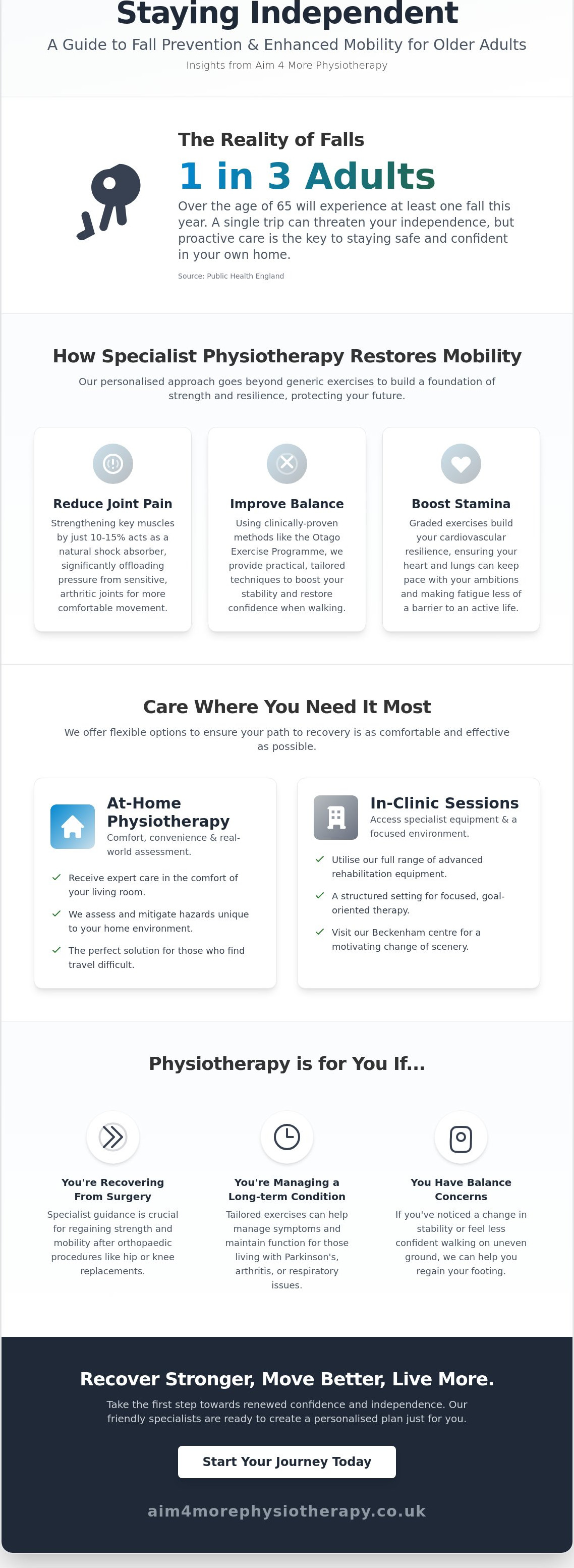 Physiotherapy for elderly
