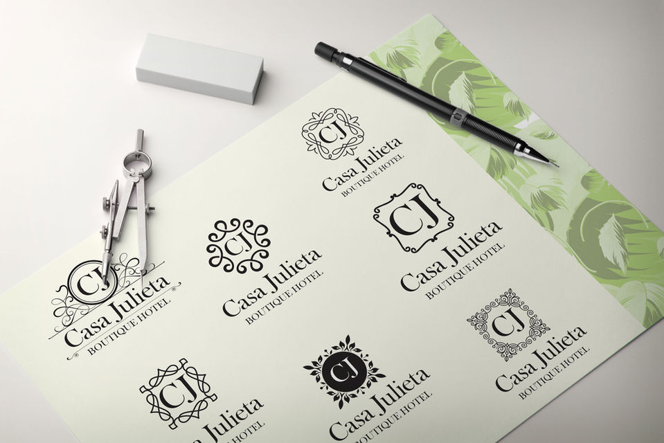 Logo concept sketches