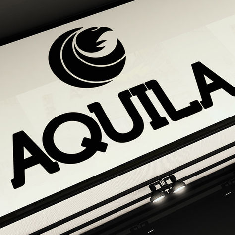logo on surface