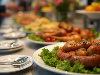 Catering of fresh and tasty food for your parties