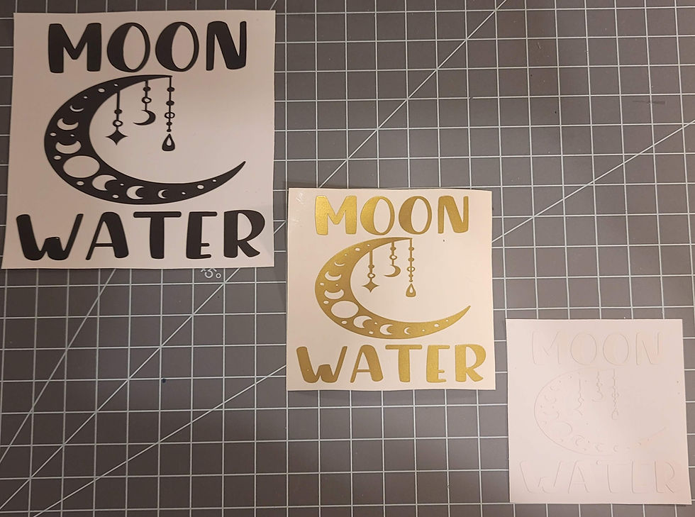 Thumbnail: Moon Water Decal / Moon Water Sticker / Moon Water Label