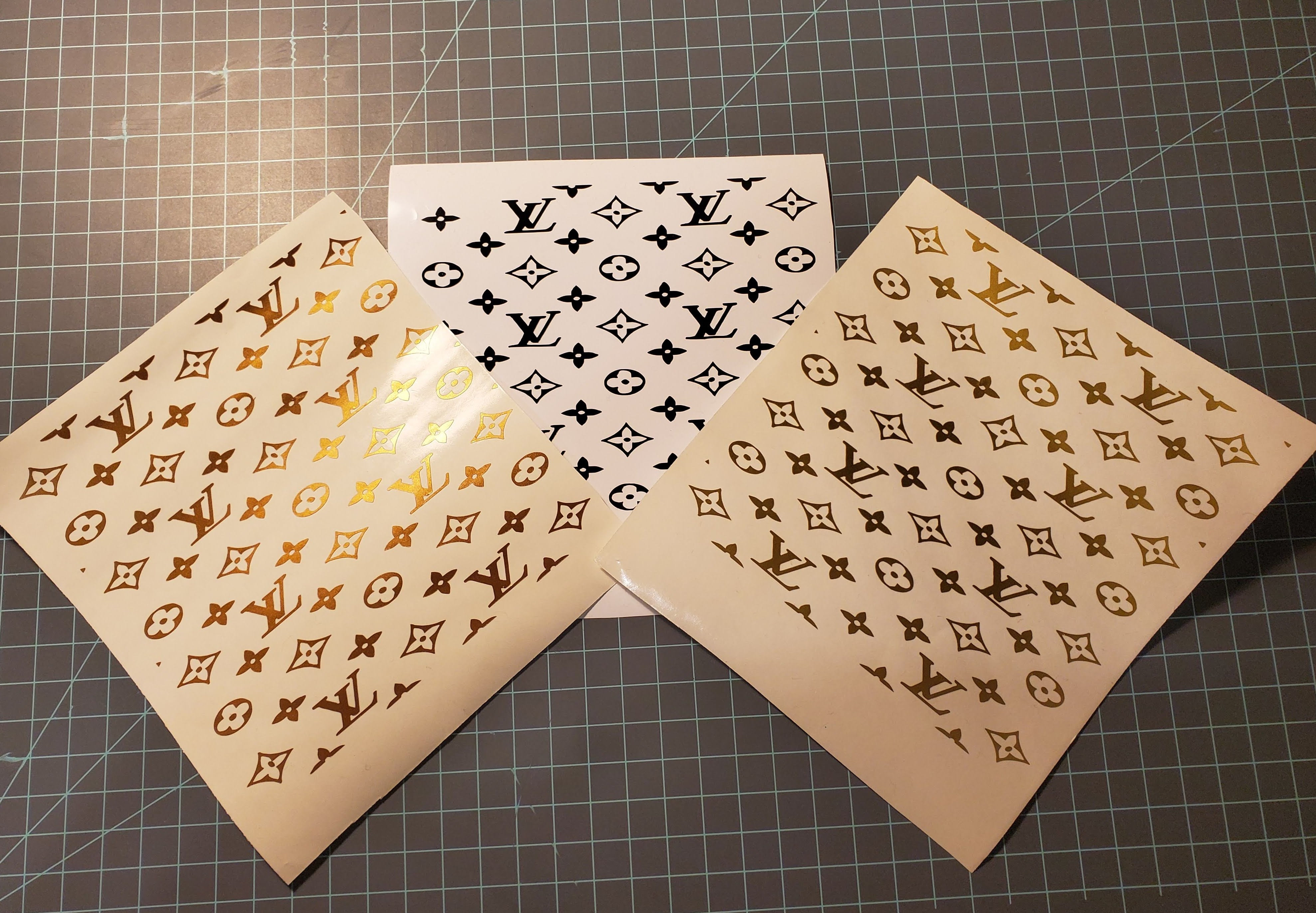 louis vuitton inspired pattern decal lv inspired pattern sticker that s sew for me