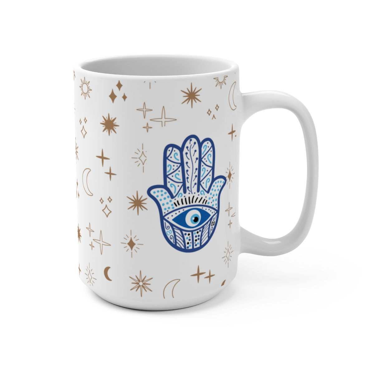 Evil Eye Ceramic Mugs / OJO Mug/ Ojo Turco Mug 15oz