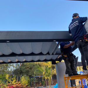 Outdoor Window Shades Installation