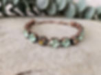 Armband mit Strass-Steinen, Damenarmband, grün, skaveda