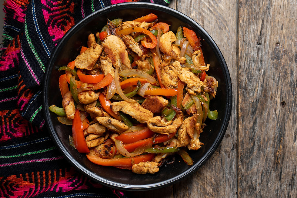 Fajitas de pollo con rica marinada por Chef Yerika