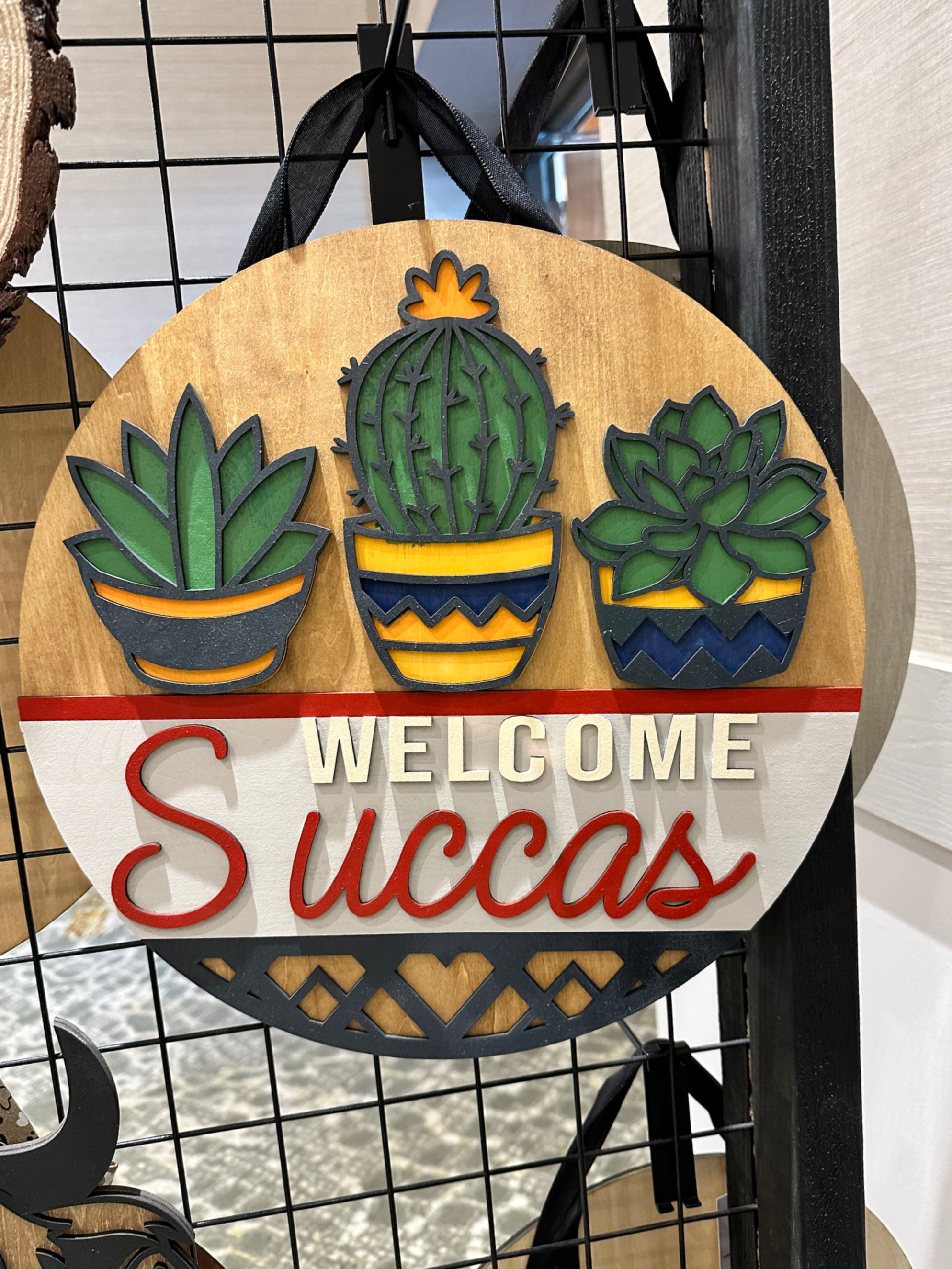 Welcome Succas Door Sign